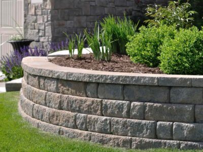 Garden retaining wall installers London